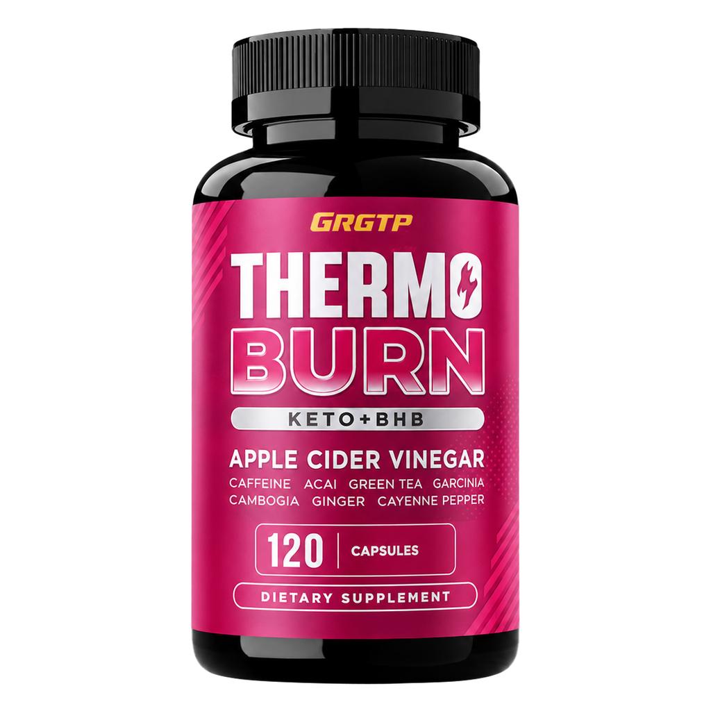 Apple Cider Vinegar Complex Capsules – with Green Tea Extract, Garcinia Cambogia, Ginger, and Capsaicin – Plant-Based Dietary Supplement