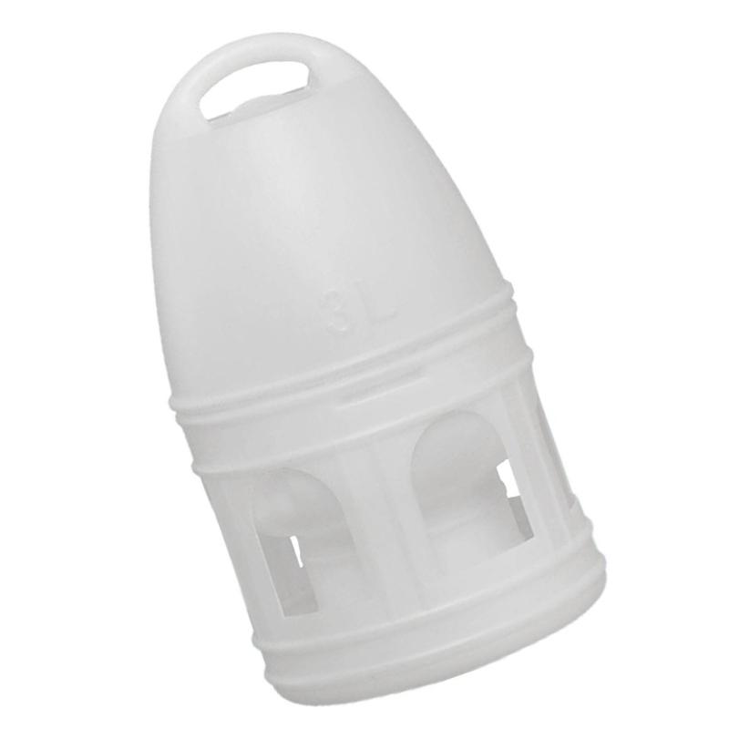 Practical Bird Waterer for Chickens and Ducks Thickened Plastic Leakproof Water Dispenser with Hanging Design 3/5Litre