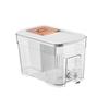6L Beverage Container for Iced Drinks with Lid Refrigerator