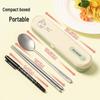 MAXCOOK Titanium Purification Cartoon Portable Cutlery Set