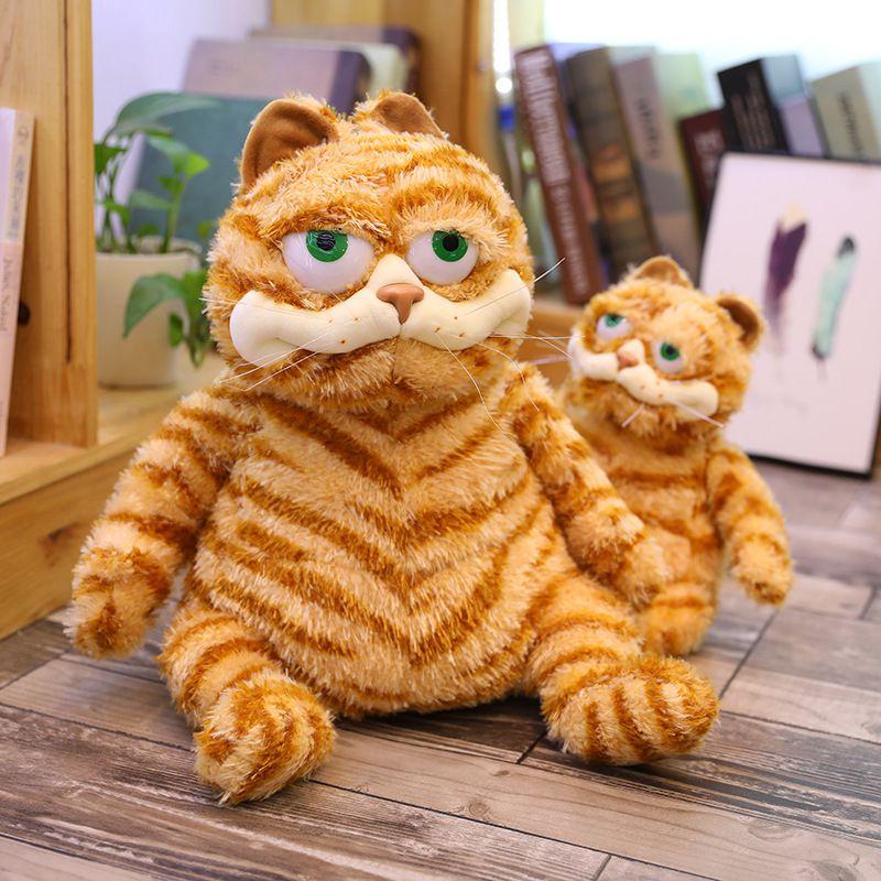 Cartoon Garfield Plüschtier Dicke Katze Weiches Kuscheltier Kissenpuppe 12-18 Zoll**