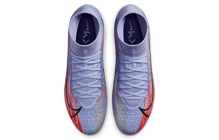 Nike Mercurial Superfly 8 Fg Kylian Mbappe Flammen Lila Sohle DJ3977-506