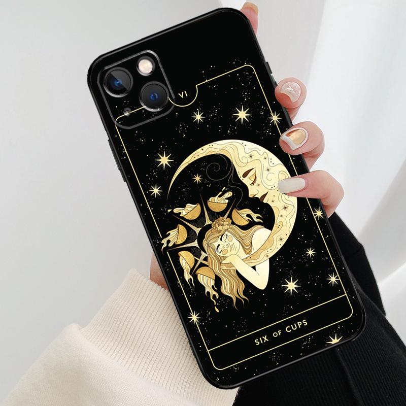 Witches moon Tarot Mystery totem Phone Case For iPhone 17 Pro Max 16 15 14 11 12 13 Pro Max mini 15 16 Plus 16e 17 Air Cover