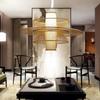 Bamboo Pastoral Rattan pendant lamp Wooden Restaurant Lighting Chinese Style Bamboo Decorative pendant lights