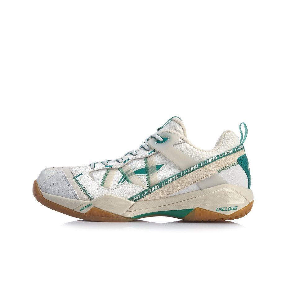 Li Ning Unbesiegbar Nr. ACE Dämpfung Rutschfest Abriebfest Rückprall Niedrig geschnittene Badminton-Schuhe Herren AYAQ015-2