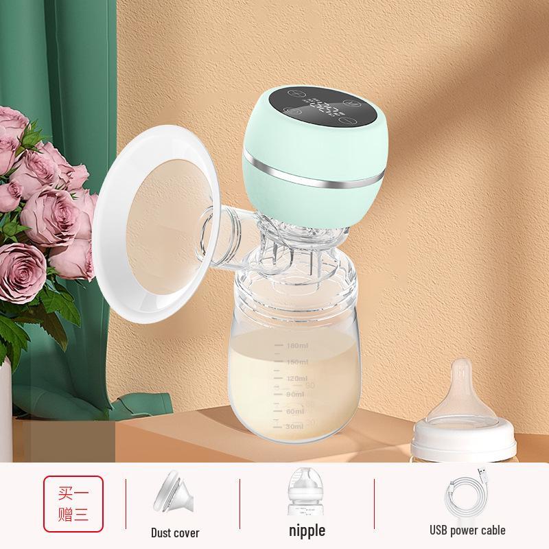 Smart Electric Breast Pump: All-in-One, Silent, Painless, Large Suction, Milk Collector & Postpartum Massager