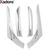 Car Rear Light Lamp Eyebrow Cover Trim For Mitsubishi Outlander 2016 2017 2018 Chrome Taillight Eyelid Molding Strip Accessories