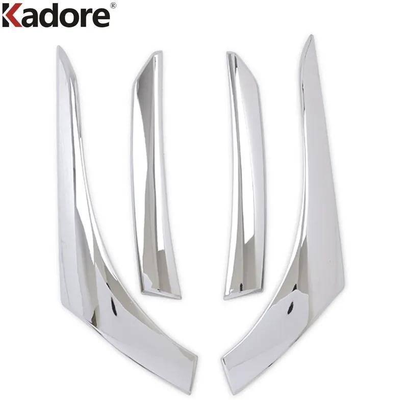 Car Rear Light Lamp Eyebrow Cover Trim For Mitsubishi Outlander 2016 2017 2018 Chrome Taillight Eyelid Molding Strip Accessories