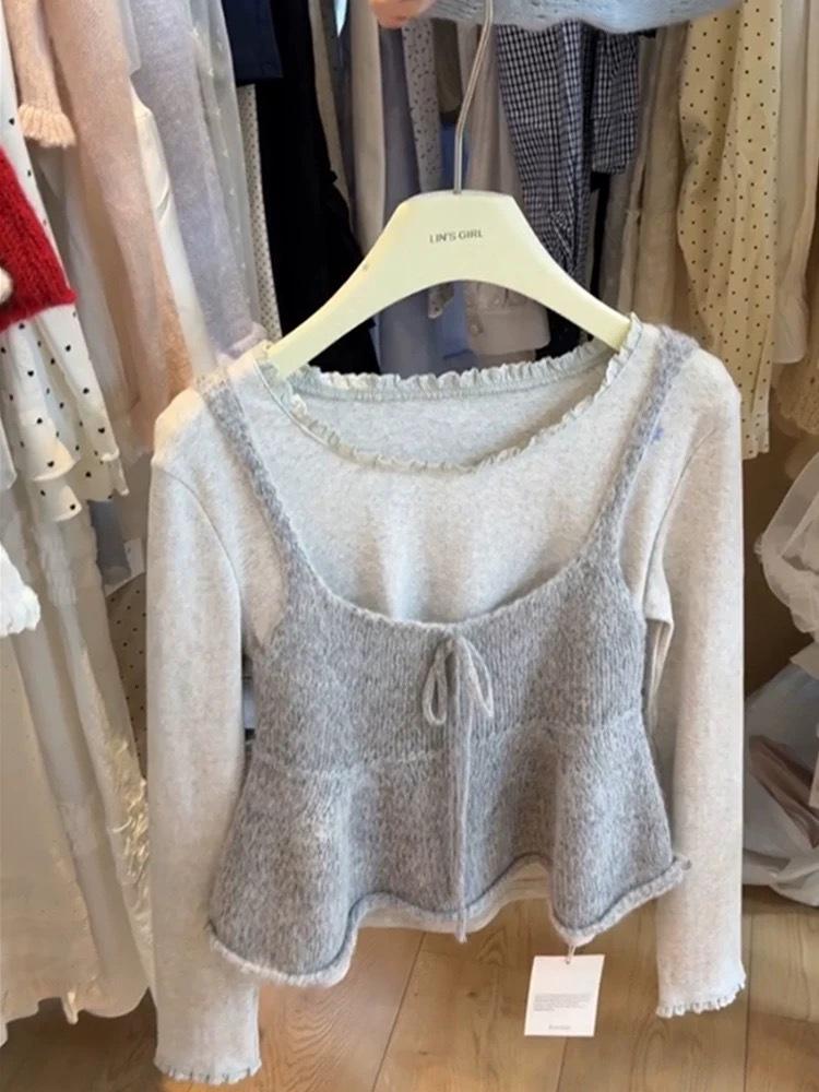 

Корейский стиль Юньнаньский наряд для путешествий - Женский уникальный комплект Весна 2025 L