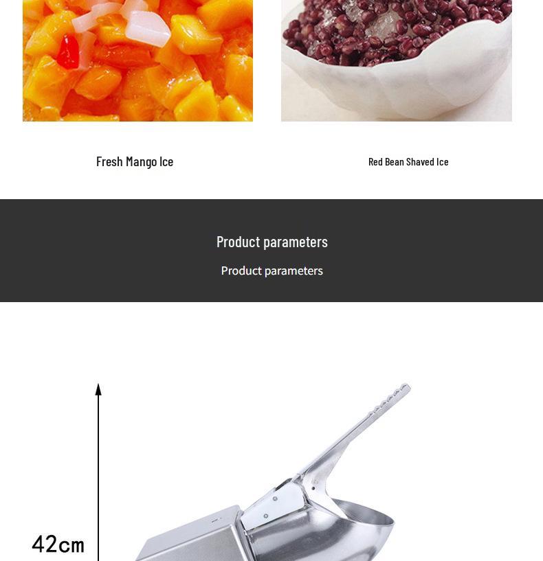Portable Ice Maker & Electric Ice Crusher with Tray for Coffee Shops