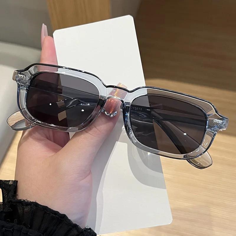 Classic Square Rim Sunglasses for Men Women Neutral Fashion Commuter Full Rim Glasses Outdoor Driving Travel UV Protection