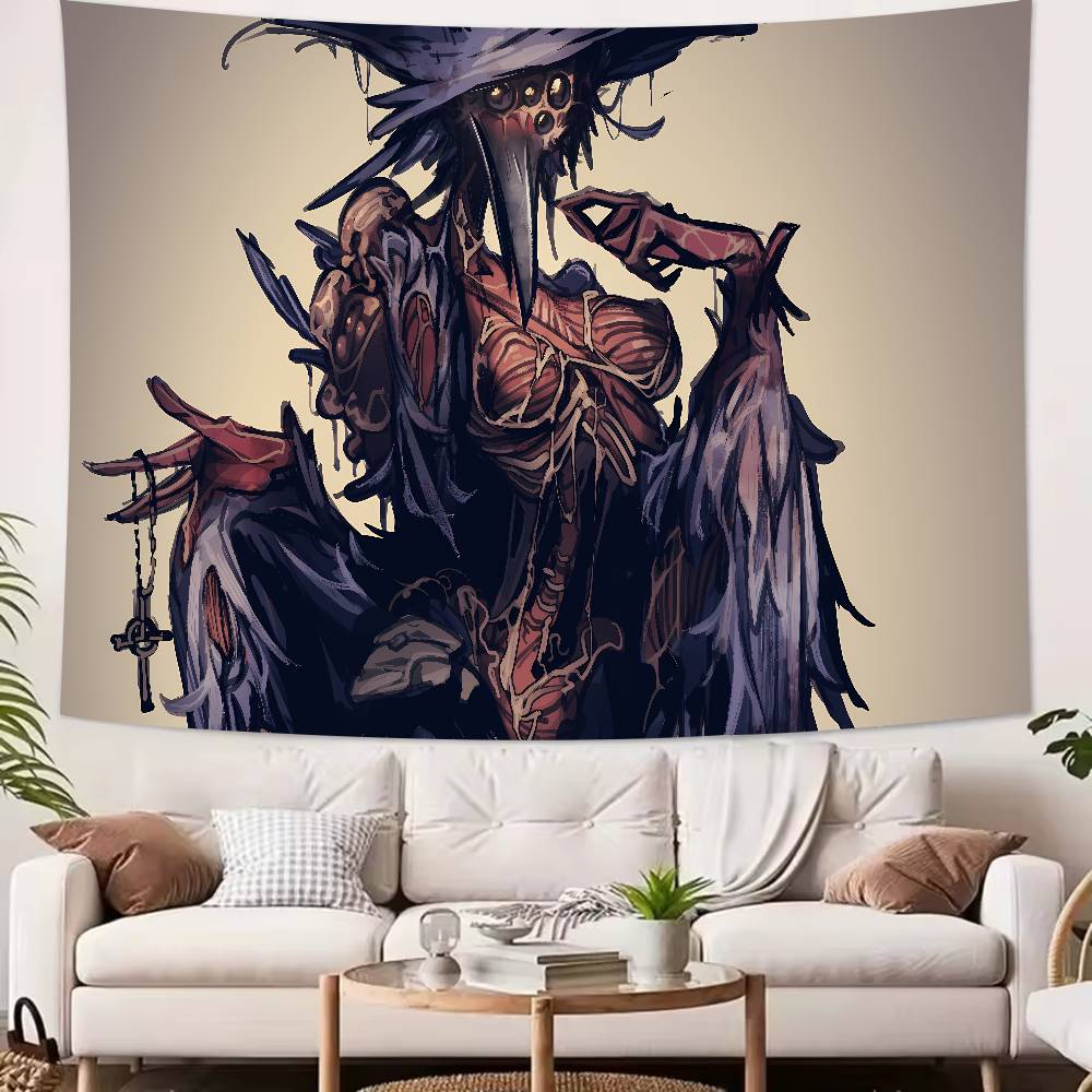 Large Cool Darkest Dungeon Video Gaming Popular Room Decoration Wall Tapestry Art Room Home Decor Wall Art Decor