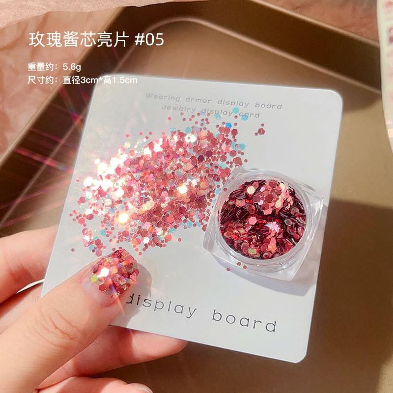 Nail Art Glitter Sequins Holographic Shiny Flakes DIY Manicure Decoration