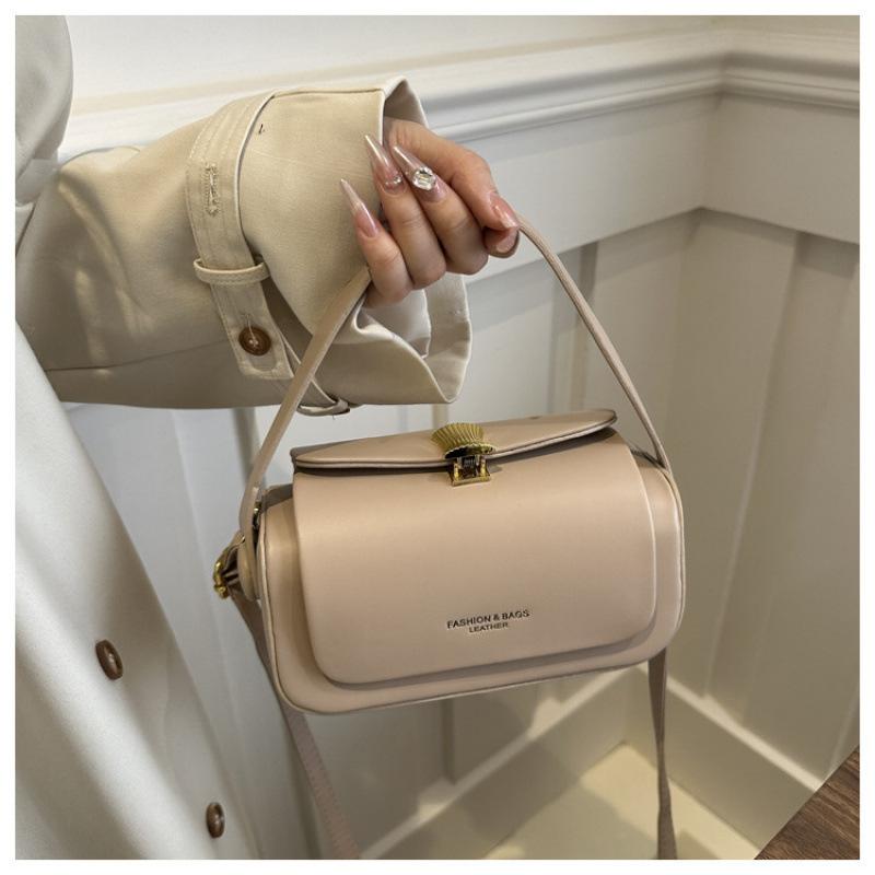 New Women's Bag, Korean Niche High-end Box Bag, Versatile Handbag, Small Carrying Bag, Single Shoulder Crossbody Bag