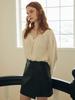 Oal Asymmetric Wrap Mini Skirt_Black