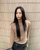 Korean Designer Letter Print Slim Fit Stretchy Base Layer Women's Top - New Spring Arrival.