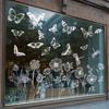 White Butterfly Flower Electrostatic Glass Stickers - Spring Window Decorations, Adhesive & Trace-Free