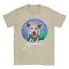Aloka Der Marsch für den Frieden Mönch Hund Verbreitet Hoffnung Unisex Damen T-Shirt T-Shirts Kurzarm T-Shirt Baumwolle Geburtstagsgeschenk Kleidung