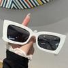 New Fashion Square Small Frame Sunglasses Men and Women Simple Street Photography Sunglasses Outdoor Anti Glare Glasses