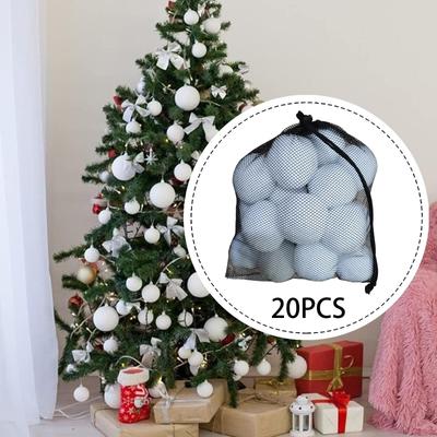 Boules de Neige Artificielles 2,76 pouces Jouets de Neige pour Enfants Boules de Combat Blanches Jeu de Lancer Réaliste