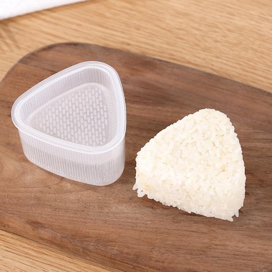 Triangulär Sushiform Bekväm PP Hushållsmaskin Rice Ball Maker Bento Tillbehör