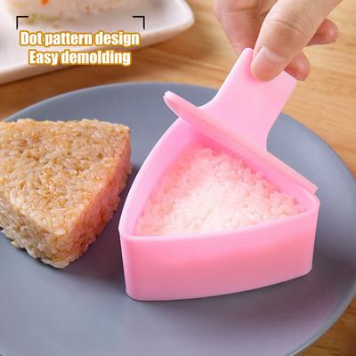 Große Dreieckige Sushi-Form DIY Onigiri Reisbällchenpresse Leichtlösende Lebensmittelpresse Küchen-Bento-Zubehör