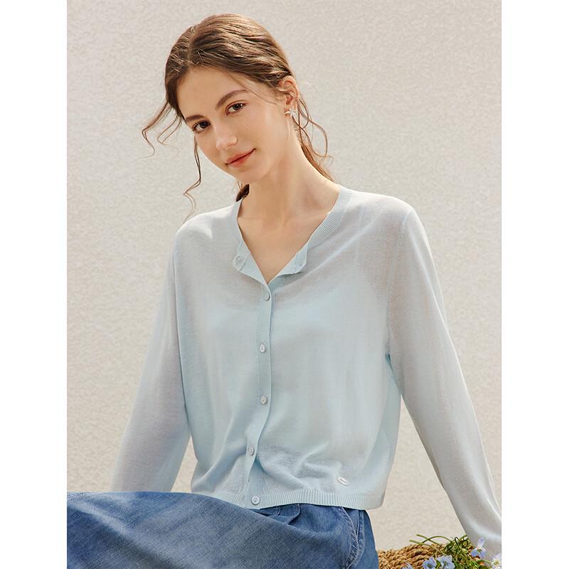 INMAN Women's Summer Lightweight Knit Cardigan