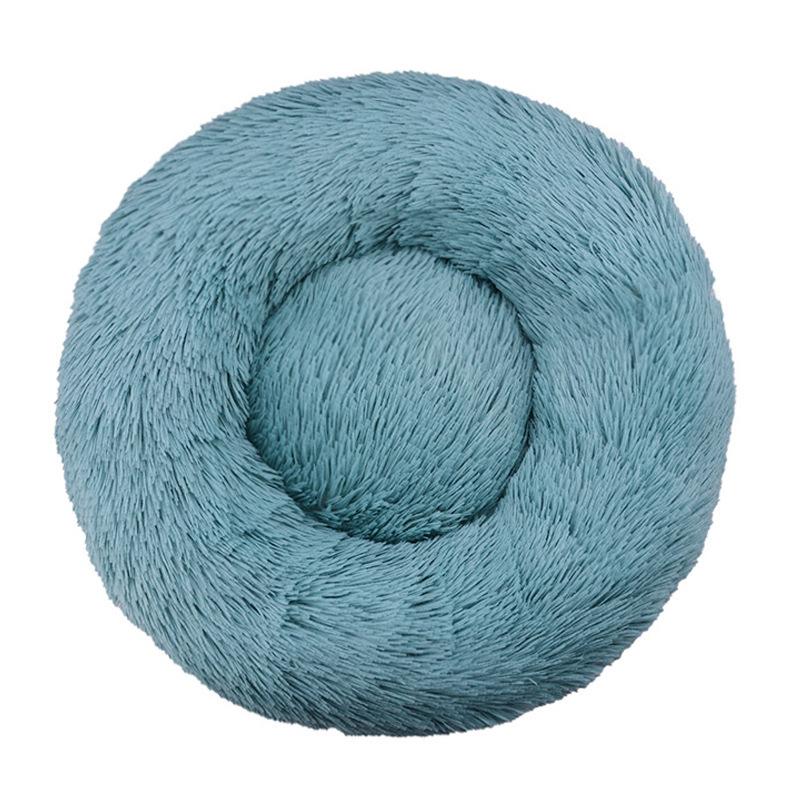 Caseta arenero gato felpa redondo arenero mascota cama perro cojín invierno perro cama mascota suministros mascotas