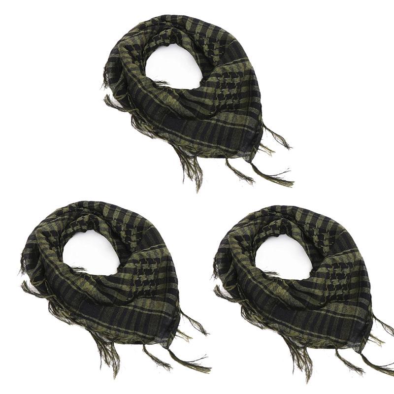 135Pcs 100X100Cm Outdoor Hiking Scarf Military Arab Tactical Desert Scarf Army Headwear Tassel T Universal Bandana Scarf Mask