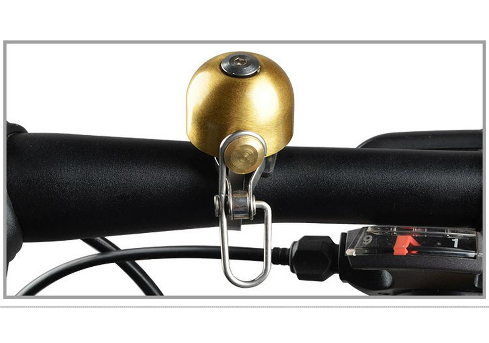Retro Copper Mountain Bike Bell - Super Loud Universal Cycling Accessory for Bikes and Scooters