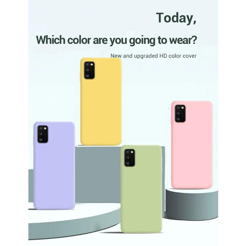 Liquid Soft Silicone TPU Case for Samsung Galaxy S20 S21 S22 S23 Plus Note 20 Ultra S21 FE 5G Back Soft Full Protection Cover