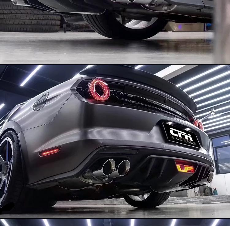 15-17 Ford Mustang RTR Quad Exhaust Rear Diffuser Lip & Body Kit