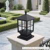 Retro Column Lamp, Aluminum Alloy Column Light, Indoor and Outdoor Post Light E27, Suitable for Porches, Pathways, Entrances