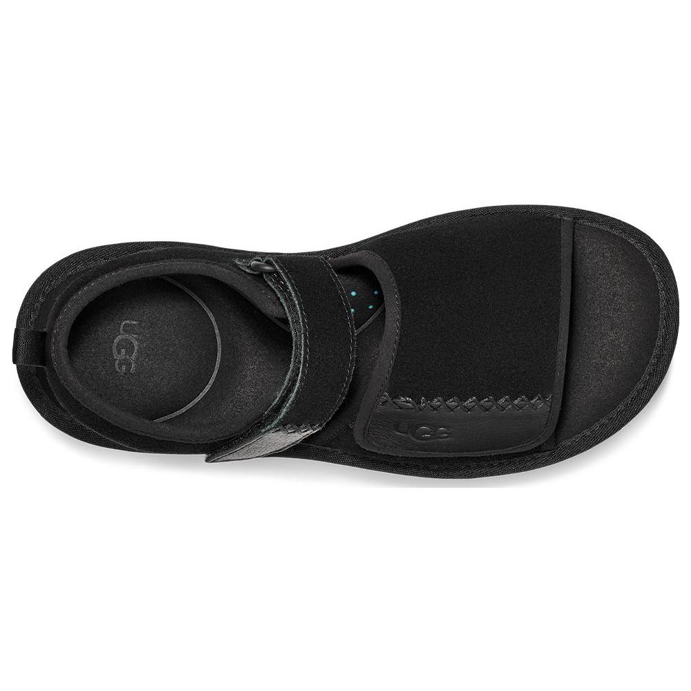 UGG Cow Split Leather Stylish Sandal Men's Black 1136650-BLK