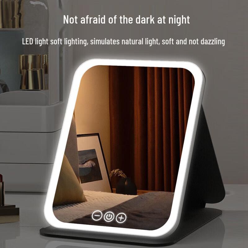 Smart Adjustable LED Desktop Makeup Mirror