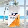 Isle Man Tt Beach Towel High Absorbency & Quick-Dry Comfortable Lightweight Perfect for Traveling Yoga Camping and Swimming