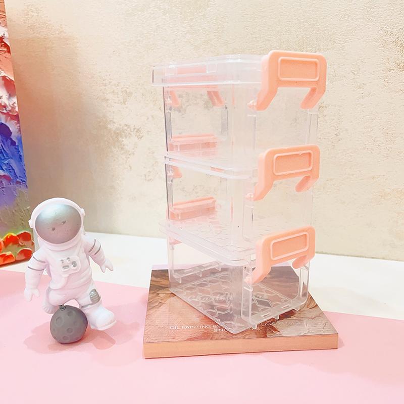 

Креативный ящик для хранения Мини Симпатичный настольный ящик для хранения Аксессуары для домашнего хранения розовый