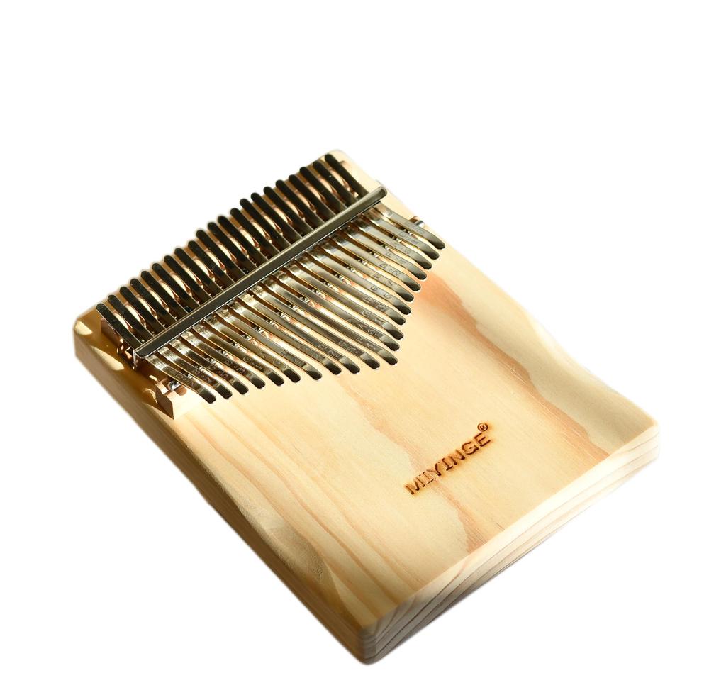 MIYINGE Kalimba Made of Natural Solid Pine Wood Thumb Mini Kalimba for Beginners Mini Key Pine Wood Kalimba, 21-tone Wood, Kalimba, 21-key Kalimba,