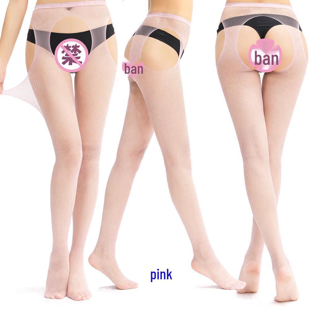 "Ciorapi Pantalon Mici cu Plasă și Croiala Deschisă - Ciorapi Tip Plasă cu Laturi Decupate pentru Ispită și Distracție Adultă"