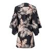 Women's Summer Leaf Print Half Sleeve Dress
