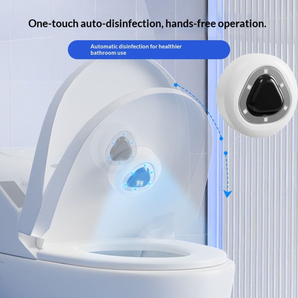 Automatic Induction Toilet Lid Clean UV Light IPX4 Waterproof Smart Toilet Seat Sanitizer  Home Use