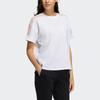 (WMNS) adidas neo Cs Jun Woven Tee Casual Sports Breathable Side Stripe Short Sleeve White Women's GP5461