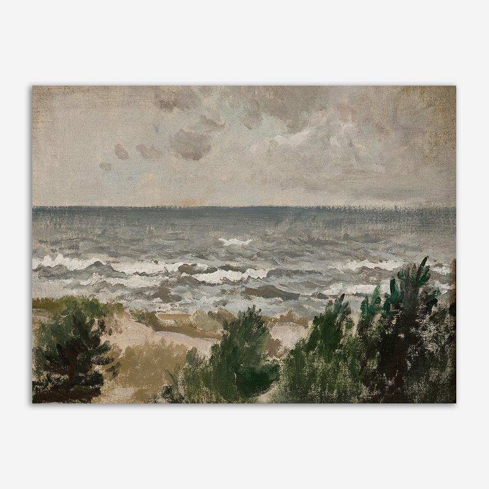 Vintage Gallery Wall Art Canvas Painting Antique Retro Poster And Print Oil Landscape Moody Decoration Picture For Living Room
