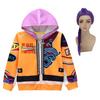 K-POP: The Witches 2 Printed Children's Long Sleeve Zipper Hooded Jacket and Pants Suit