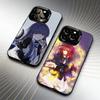 Чохол для телефону Manga U-UminekoS W-When They Cry для iPhone 16 17 15 14 12 13 Pro Max Чорний Цукерковий Матовий Ударостійкий