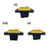 YH01-A Electromagnetic Button Switches 4/5 Pin Push Button Switches Momentary Button Suitable for Cutterbar Bench Drill
