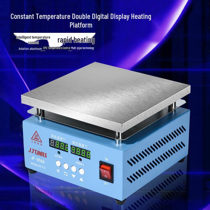 J8 LED Temperature Control Heating Plate for Mobile Screen Repair and Desoldering.