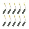 Pack of 10 Carbon Brushes Motor Replacement Suitable for Various Small Washing Machine Models for Efficient Performances