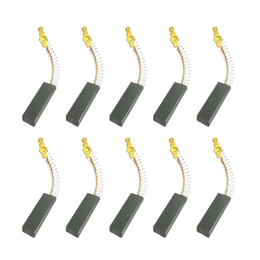 Pack of 10 Carbon Brushes Motor Replacement Suitable for Various Small Washing Machine Models for Efficient Performances
