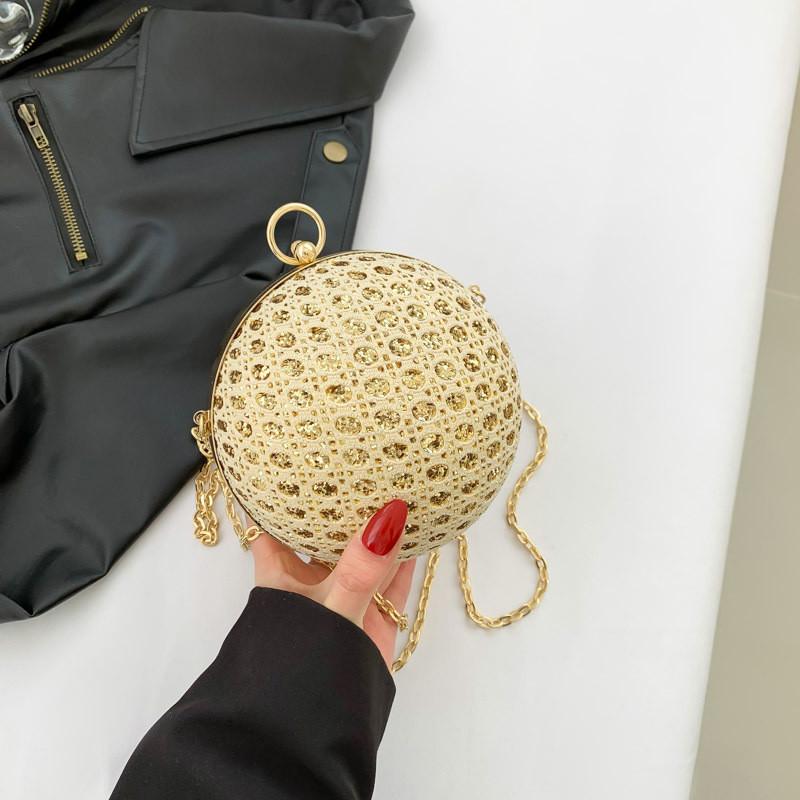 

Gorgeous Women s Casual Evening Bag With Unique Sewn Elements For Stylish Looks золотий
